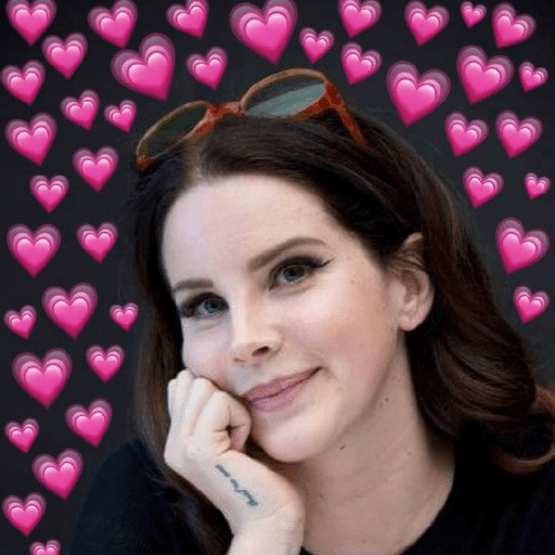 Lana del rey meme Stickers para WhatsApp