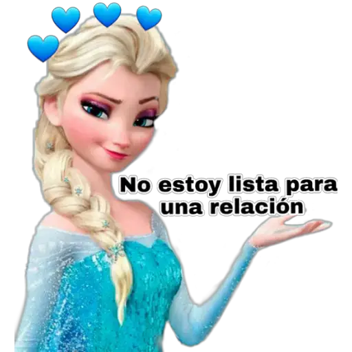 Elsa Stickers para WhatsApp