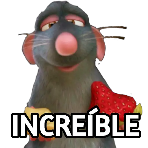Ratatouille Stickers para WhatsApp