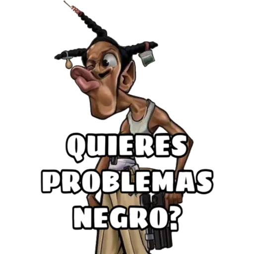NEGRO Stickers para WhatsApp
